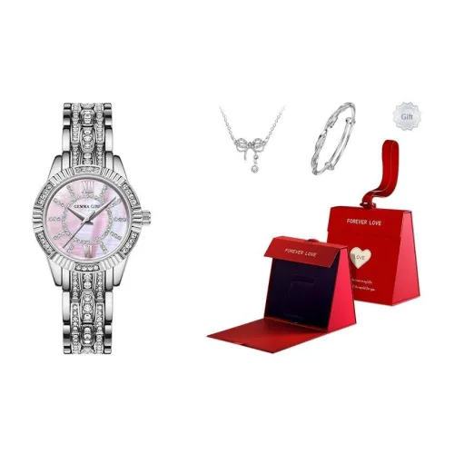 GEMMA GIRL Кварцевый механизм Часы Женские Жемчужная раковина Циферблат