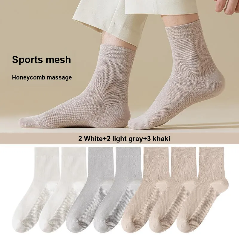 7 SEVFUN Unisex Mid-Calf Socks-25