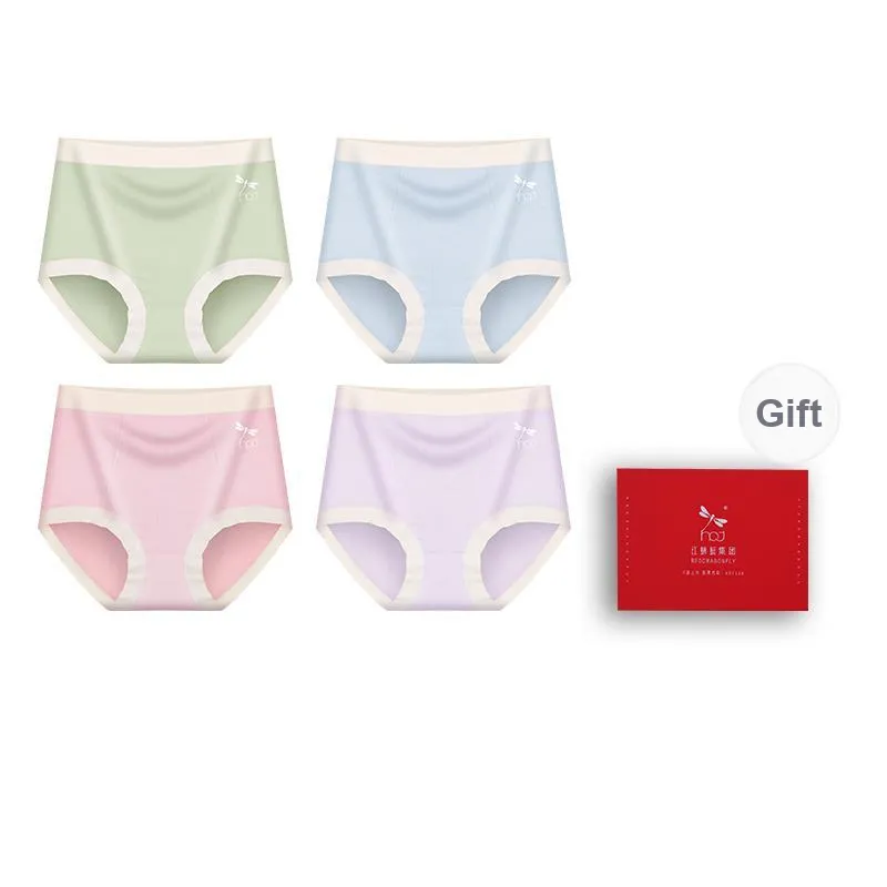 RED DRAGONFLY Modal Underpants Women's 4 Pack Gift Box Set-10
