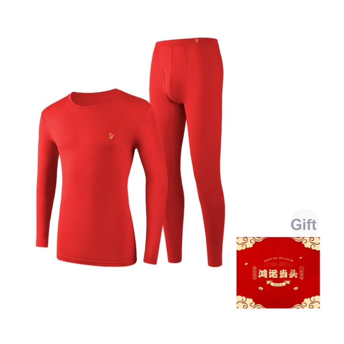 DV Thermal Set Men's Gift Box Set Red