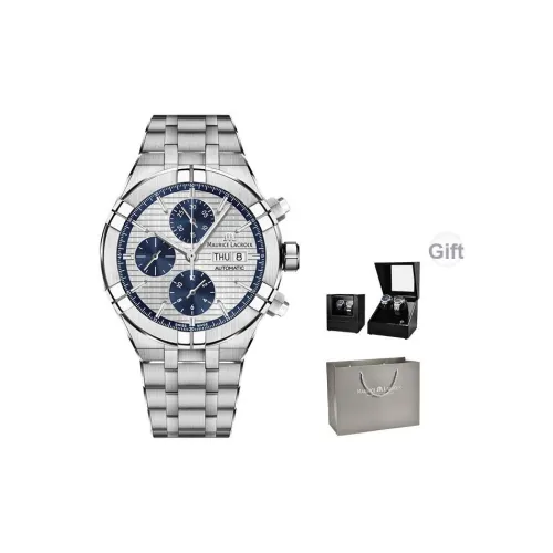 Мужские наручные часы Maurice Lacroix Автоматический Механический Механизм Циферблат 44 Серебристый Нержавеющая сталь Ремешок