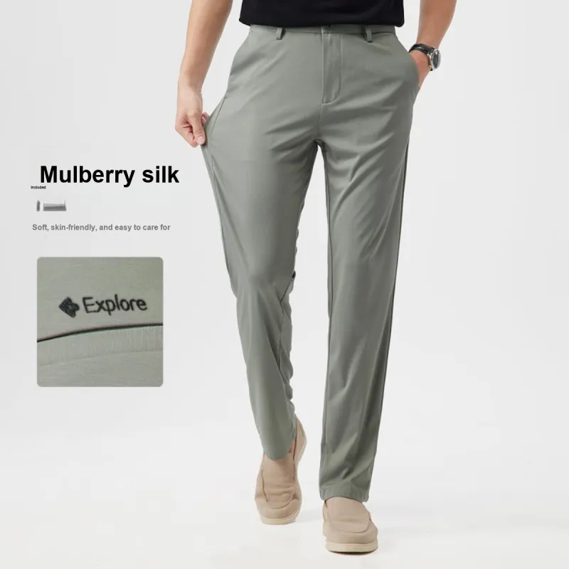 Red bean Casual Pants Men-14