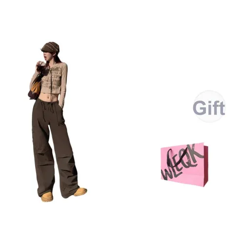 CTRTRC Коричневый Женские Повседневные Брюки