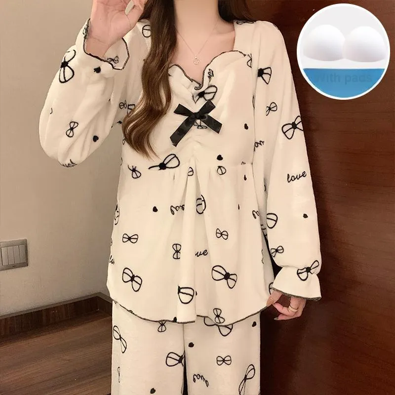 Sleeping Beauty Pajama Set Women's Image Color-5