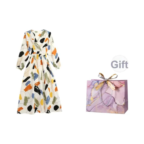 ONNFB Длинное платье с длинными рукавами женское