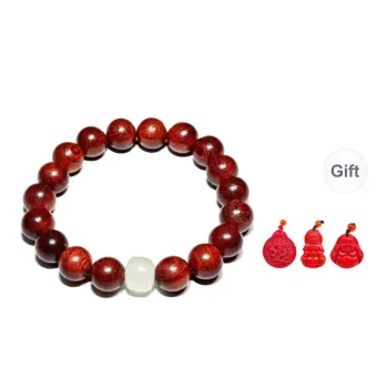 MUGONGZI Golden Sandalwood Wooden Bracelets Unisex