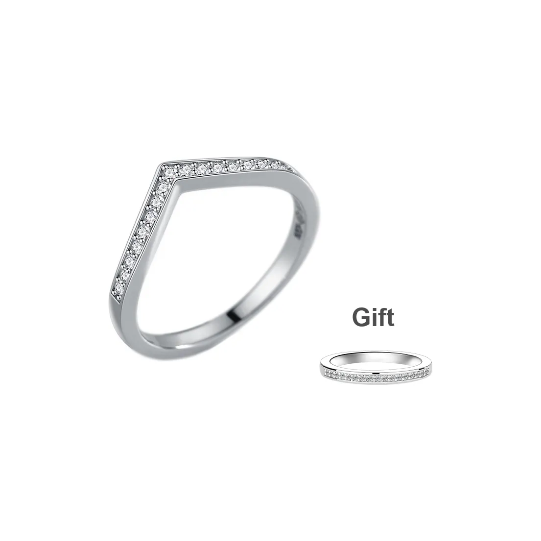 Right Hand Waiting S925 Silver Rings Women's