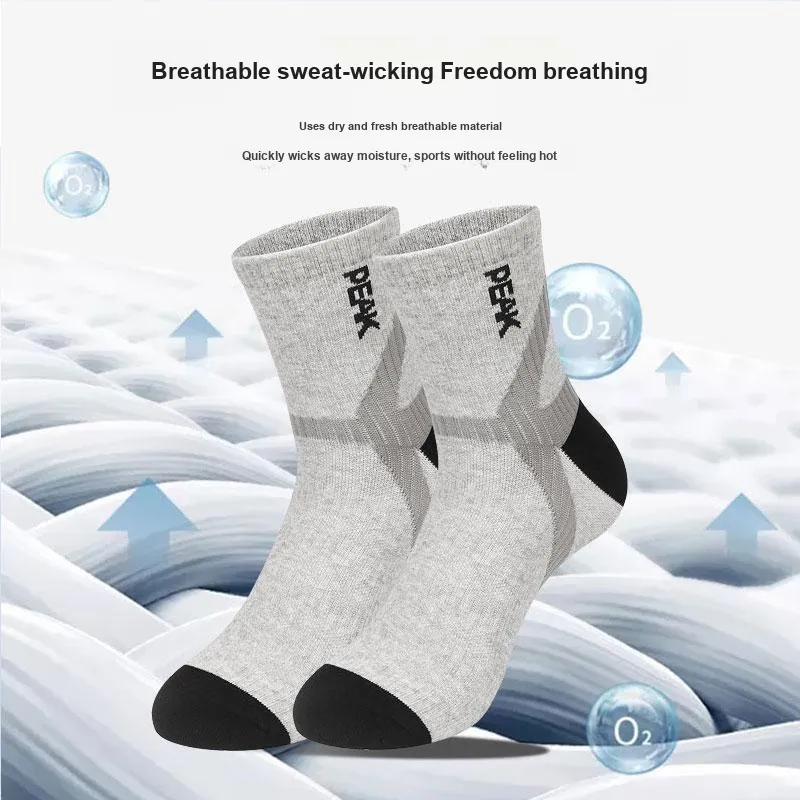PEAK Mid Calf Socks Unisex Single Pack-7