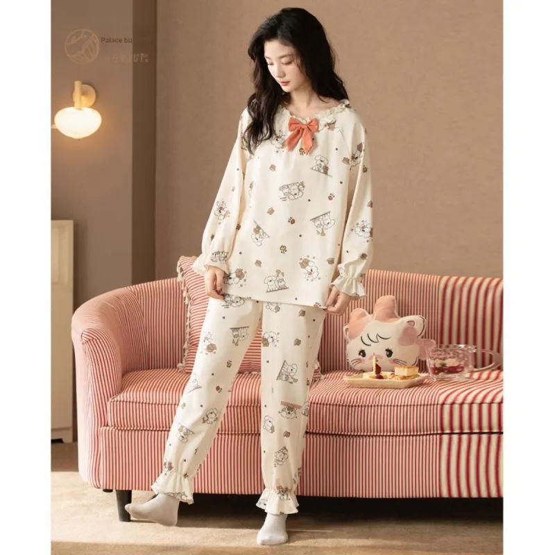 Gongdie x Miiiiichan Pajama Set Women's Pink-4