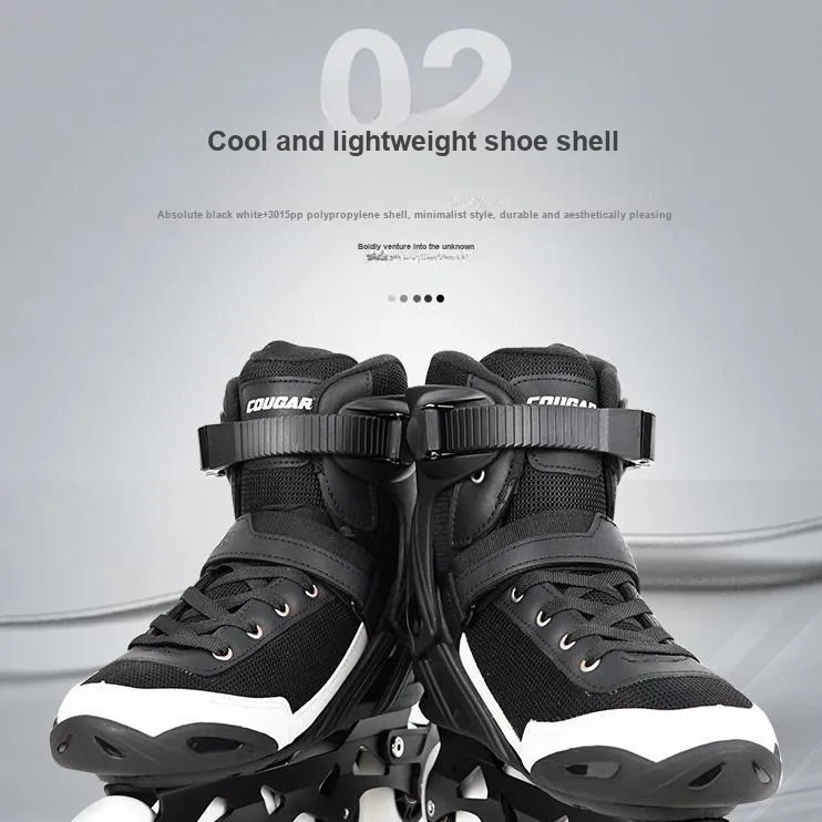 COUGAR Inline Skates High Abrasion Resistant/PU Wheel Unisex-3