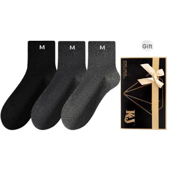 KJ Mid Calf Socks Unisex Box 3 Pack