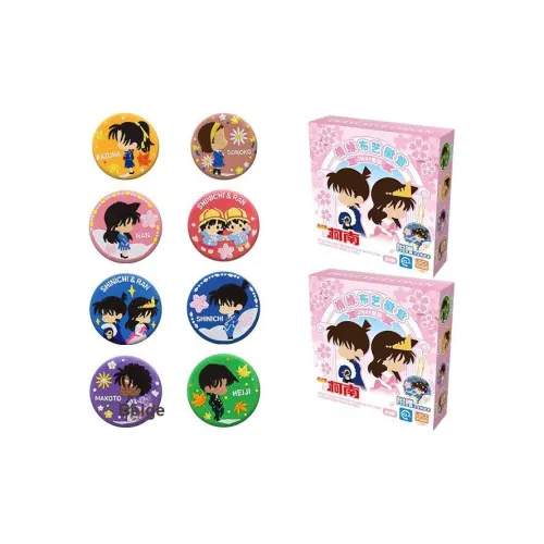 Spiritual Creations Detective Conan Case CLOSED Любовь Connection Ткань С рельефом Значки