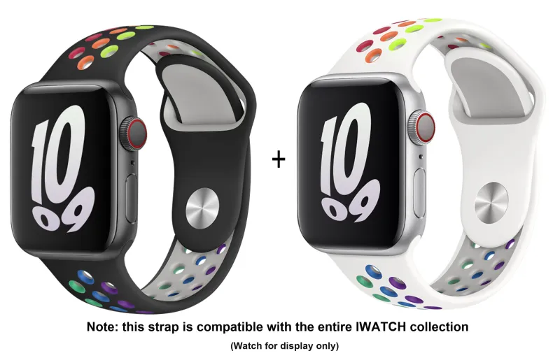 ZHISHENG Apple Compatibility Watch Band 38~45mm Silicone Material-3