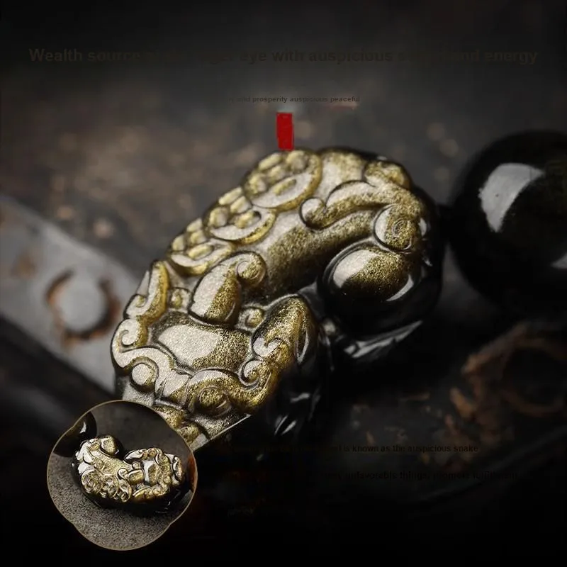 The Thousand Seals Family Obsidian Bracelets Unisex-3
