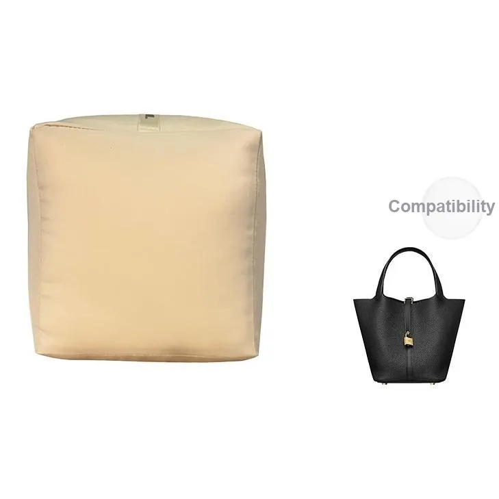 GUIDY Сатин Анти-деформация Внутренний Одежда Поддержка Сумка Средняя Сумка Сумка-подушка Аксессуар Унисекс Шампанское