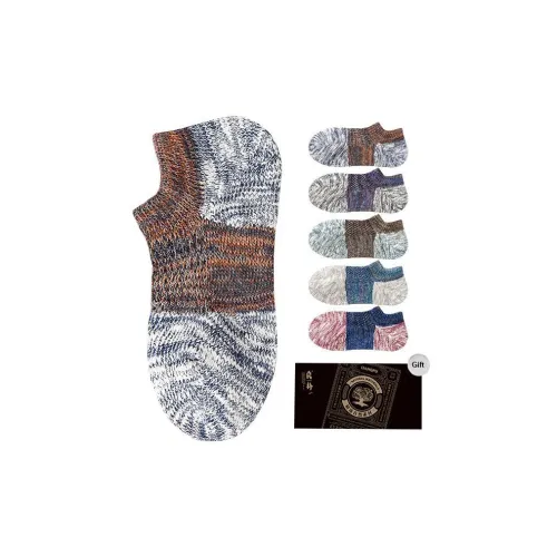 LIANGPU No Show Носки Мужские 5 пар