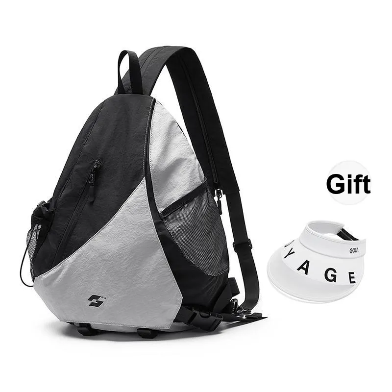 GOLF Fabric Sling Bag Regular Unisex Smoke Green/Gray Black