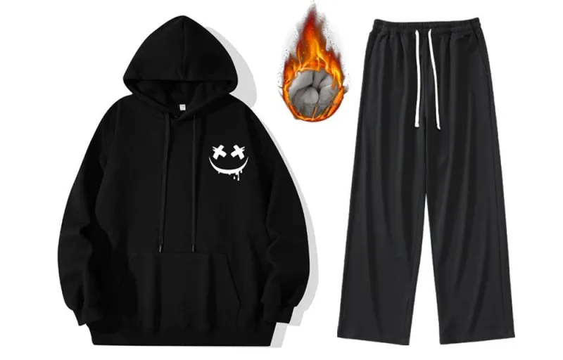 Kingsgspc Sweatshirt Sets Unisex-1