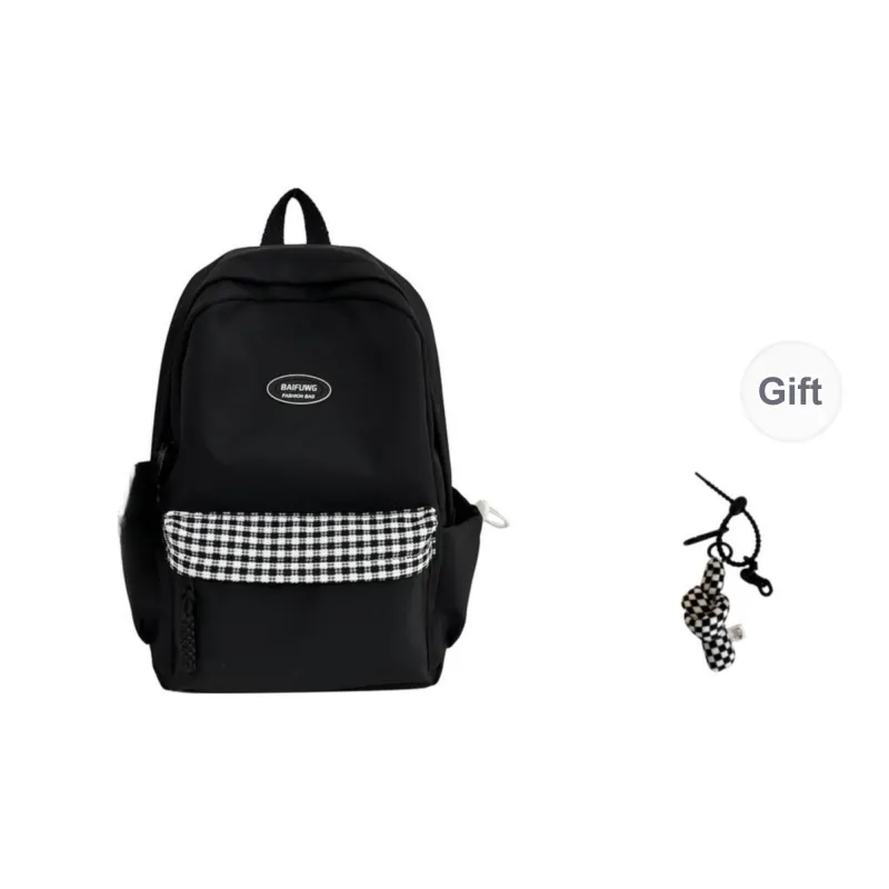 Yalu Nylon Backpack Unisex White/Black/Yellow/Orange/Green-24