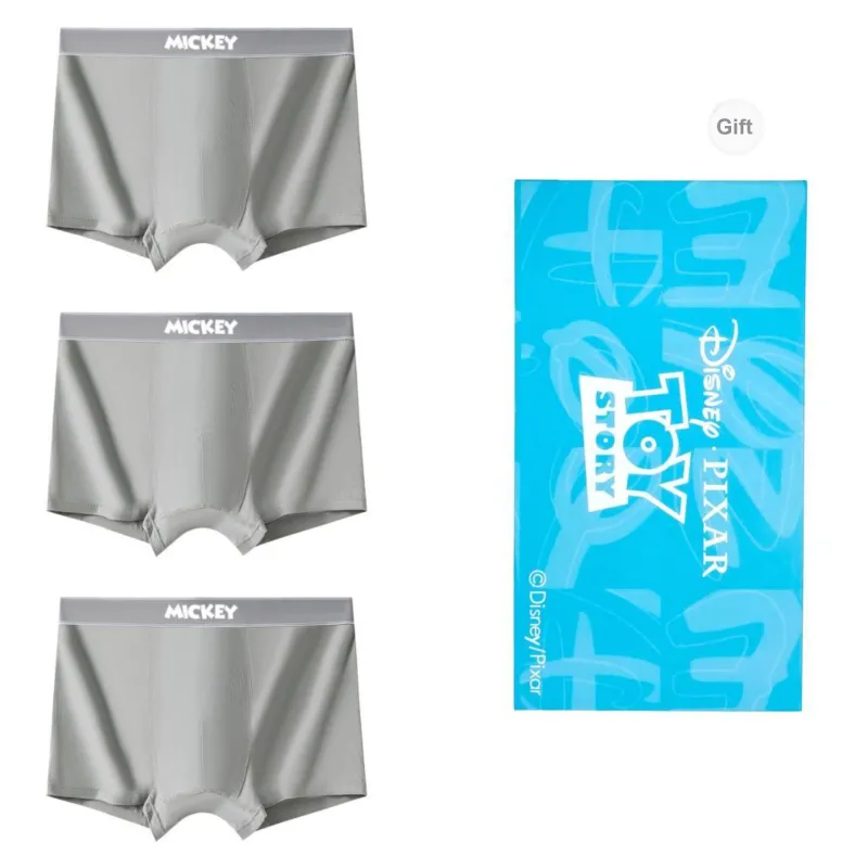 Disney Mickey Series Underpants Men's Shopping Bag 3 Pack-5
