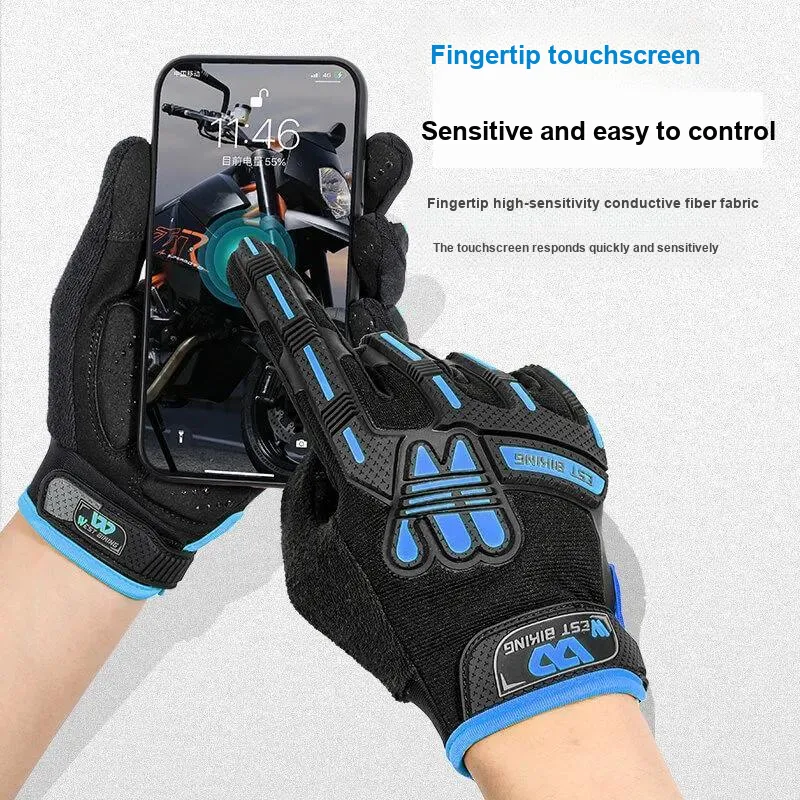 WEST BIKING Riding Equipment Cycling Glove Outdoor Men's Polyester Spandex Lycra Fabric M/L/XL-2