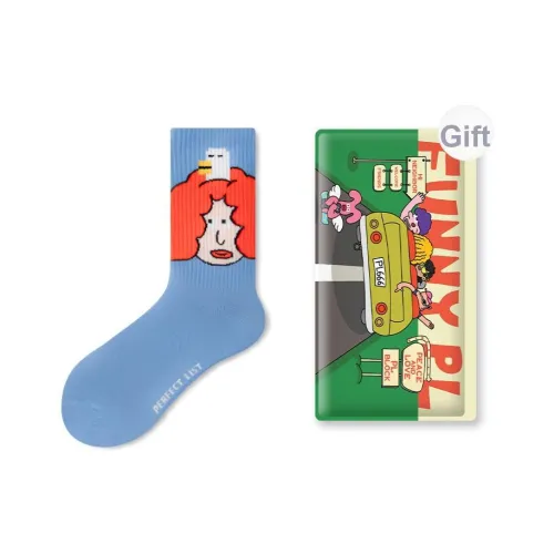 PL Носки Crew Унисекс Сумка для покупок 1 Пачка Синий