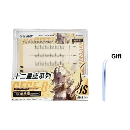 Gege Bear Стрелец Накладные ресницы Естественный Увеличивающий Стиль