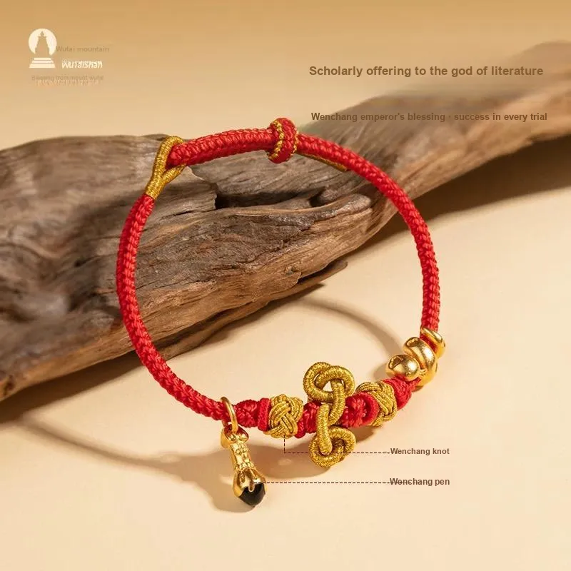 Mount Wutai Cotton Rope Bracelets Unisex-1