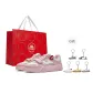 Winter White/Pink[Red Shopping Bag+Keychain]