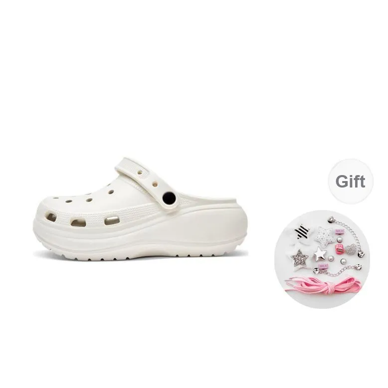 TOOMANYSHOES Light Balloon Clogs 5.5cm Women's-13