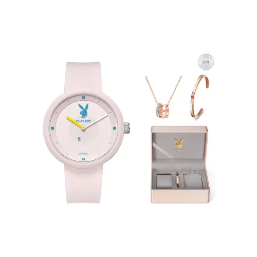 Playboy Jelly Collection Кварцевый механизм Силиконовый ремешок Часы Женские Белый циферблат