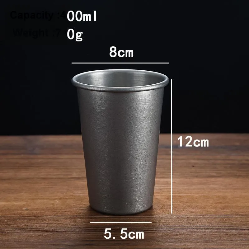 TANLU Outdoor Water Equipment Water Container 200ml 680ml Camping And Barbecue Stainless Steel-5