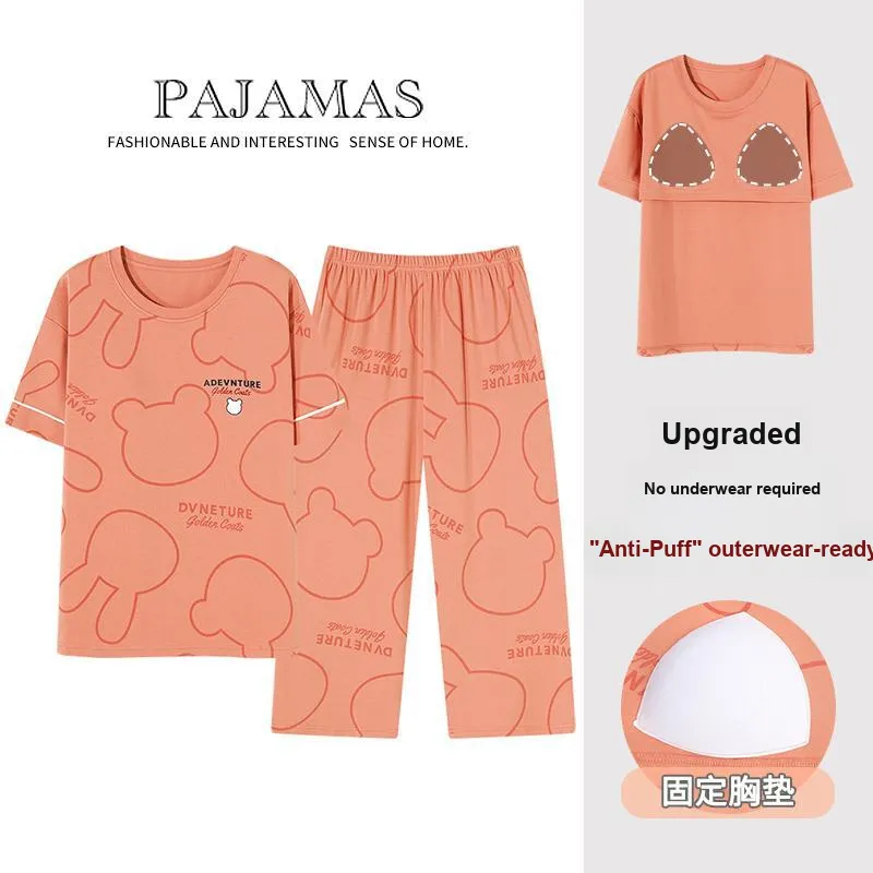 GOSO Pajama Set Women's Red Shades-3