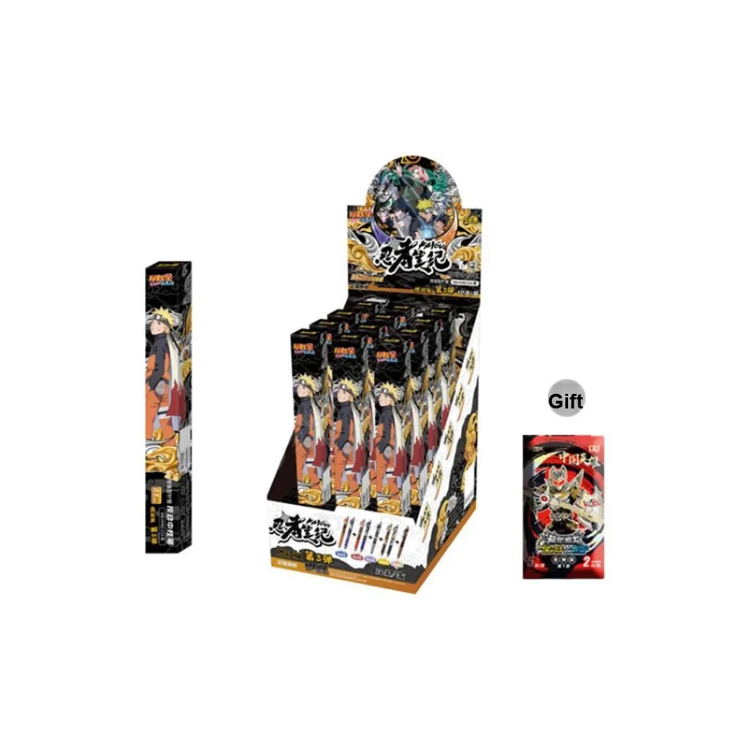 KAYOU Наруто Гель Пен Ninja Пен Chronicle Том 3 Ignition EDITION Слепые коробки Целая коробка 12 шт