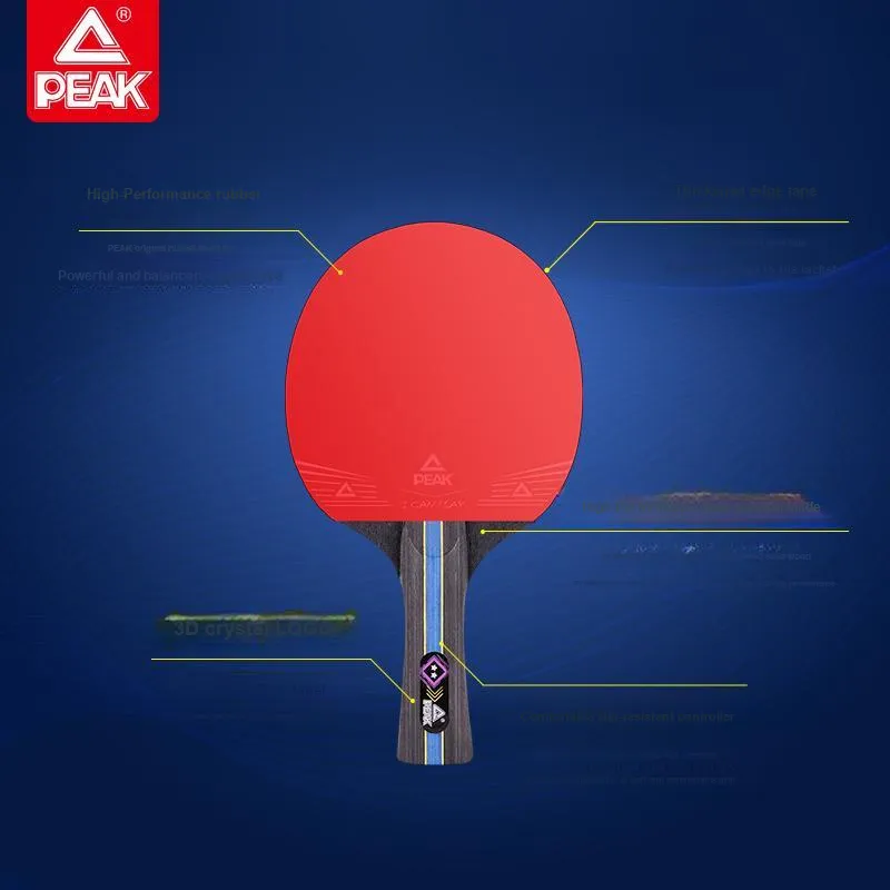 PEAK T2 Ping Pong Paddles Unisex All Wood-1