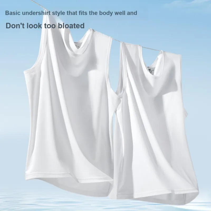 H YXIANG Men Tank Tops-10