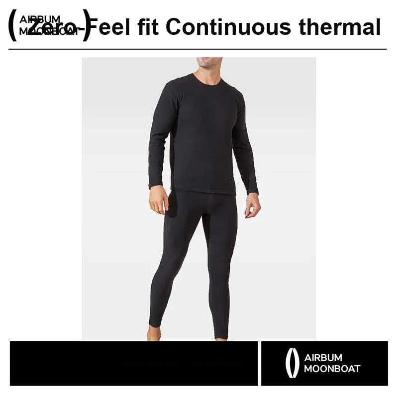 Airbum Underwear Thermal Set Men's Ink Black-2
