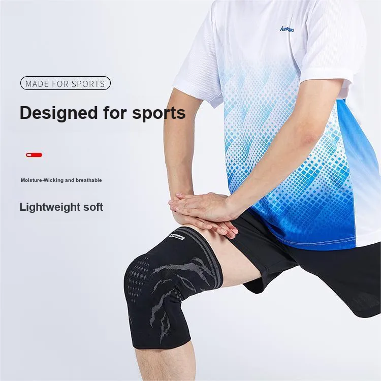 Kawasaki Running Badminton Fitness Unisex Polyester Polyamide Elastane Knee Pads-2