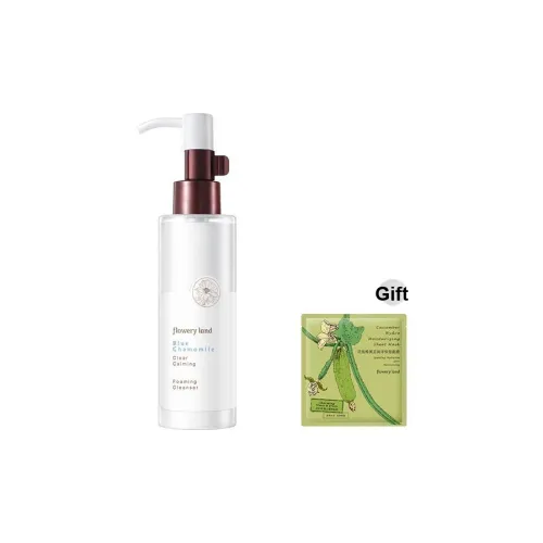 HUAJICUI Синий Ромашка Очищающее и Разглаживающее Молоко Увлажняющее Очищающее 100г 1 Упаковка 2 Упаковки