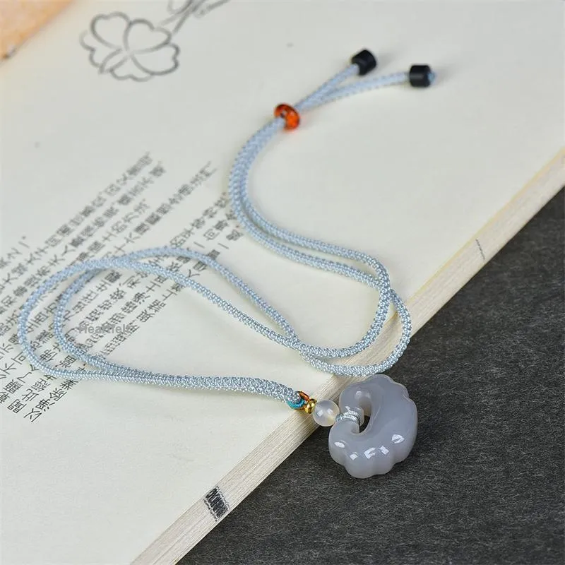 Jing Ruyu Necklaces Smoky Purple Unisex-6