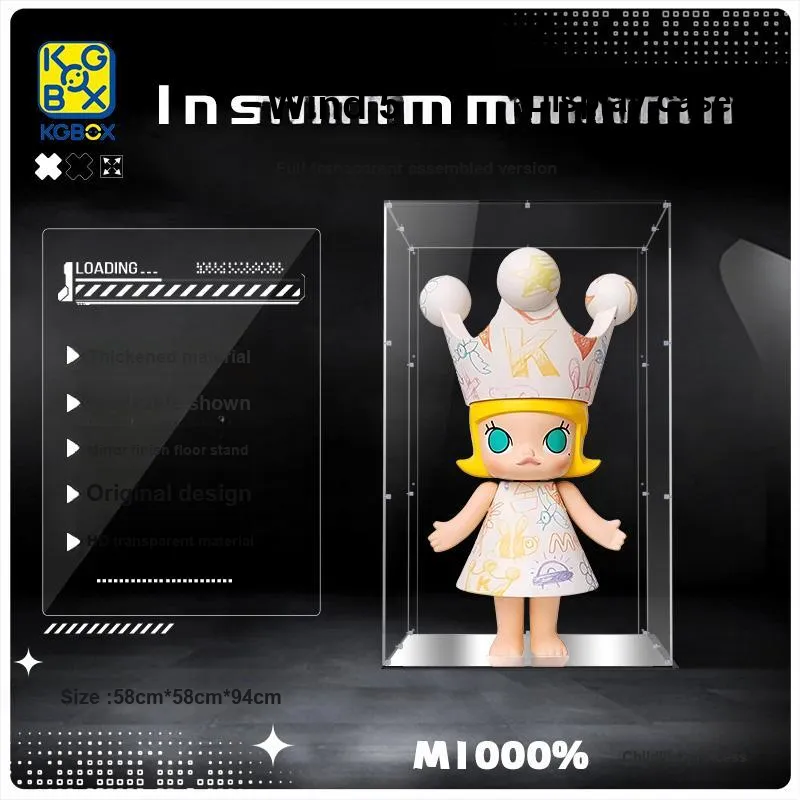 KGBOX Compatibility POPMART Molly With Childlike Princess 1000% Model Accessories-1