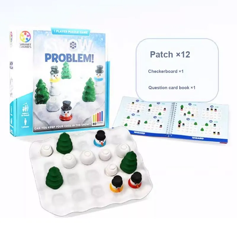 SmartGames Snowman Roller Coaster Board Games-4