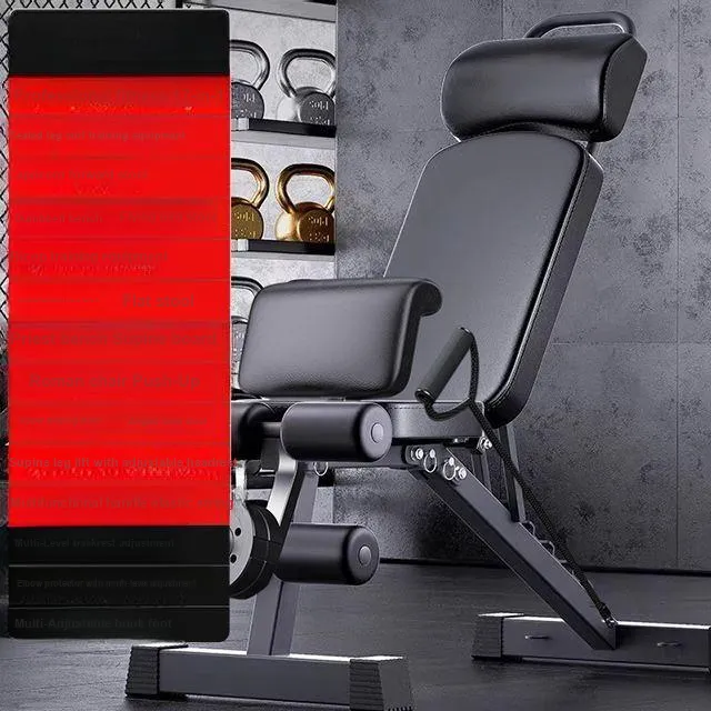 Tanxianhu Dumbbell Home Multifunction Fitness Equipment Sit Up Assist Folding Board And Bed-15