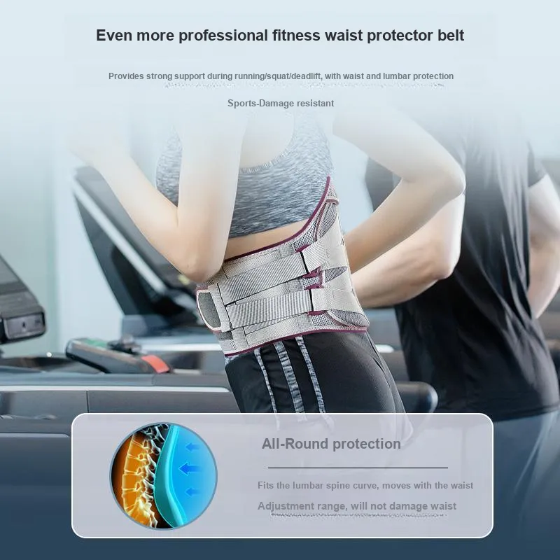 Love And Care Back Support Braces Fitness Running Breathable Protective Compression Unisex-4