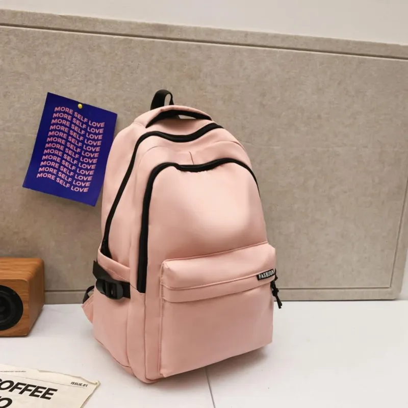 Parker Bear Nylon Backpack Unisex Multicolor-12