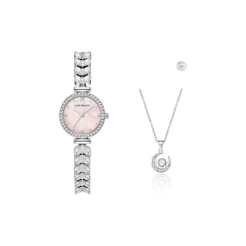 Katie Ermilio Наручные часы Кварцевый механизм Матиальная раковина Циферблат часов Цвет Женские часы Коробка признания в любви