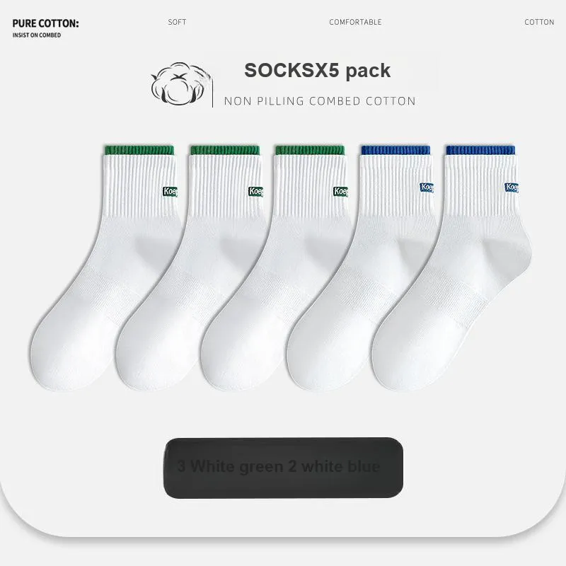 ROBINHOOD Mid Calf Socks Men's 5 Pack-10