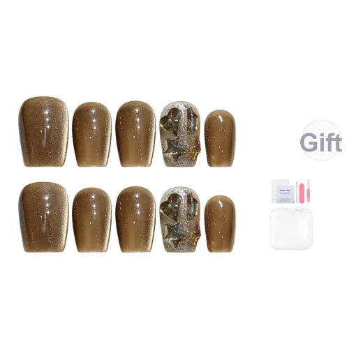 Song Biography Роскошь Шампанское Ромб Взрывной Стиль Майярд Элегантность False Nail Короткий ЛАДДЕР 15 мм