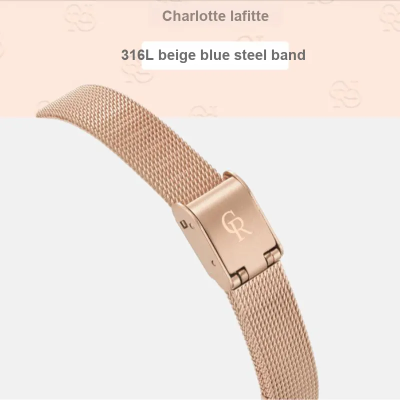 CHARLOTTE RAFFAELLI· All Compatibility Watch Band Length 22.5CM, Width 10MM Stainless Steel Material-3