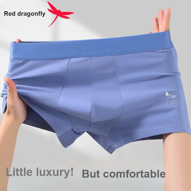 RED DRAGONFLY Cotton Panties Men's 3 Pack Gift Box Set-2